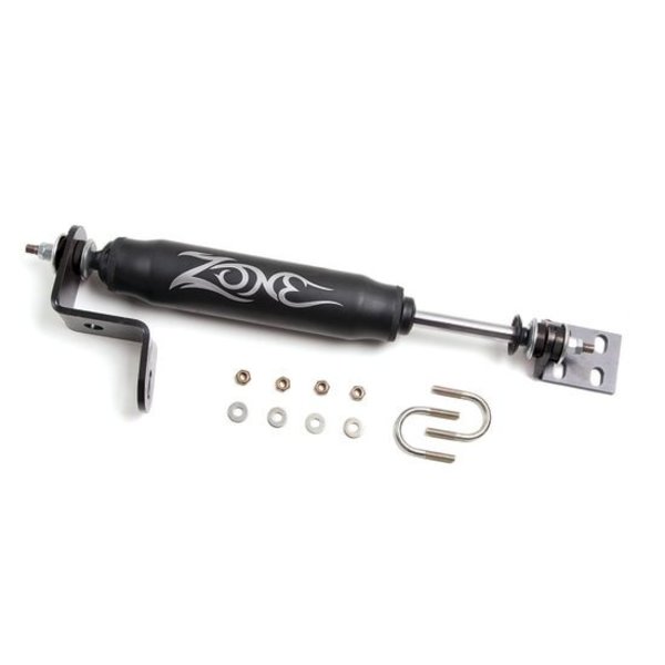 Zone Offroad 99-06 SILVERADO/SIERRA & SUV STEERING STABILIZER - BLACK ZON7100